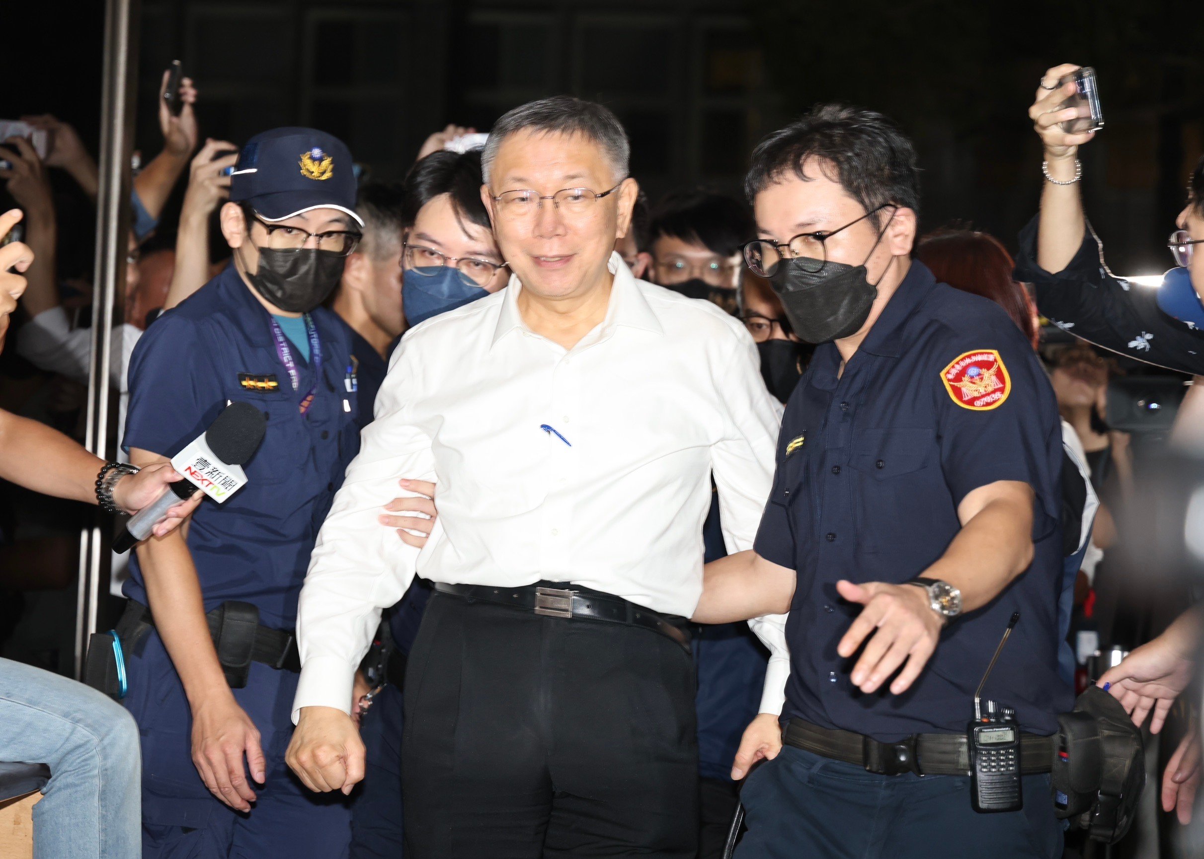 民眾黨主席柯文哲涉京華城弊案,5日遭羈押禁見。資料照片/林啟弘攝
