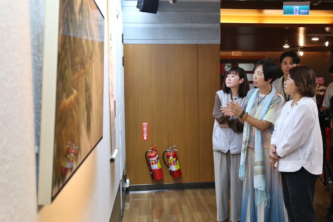 四時皆美-曹文娟水墨創作個展 嘉義市長黃敏惠:每幅畫充滿哲理與感動