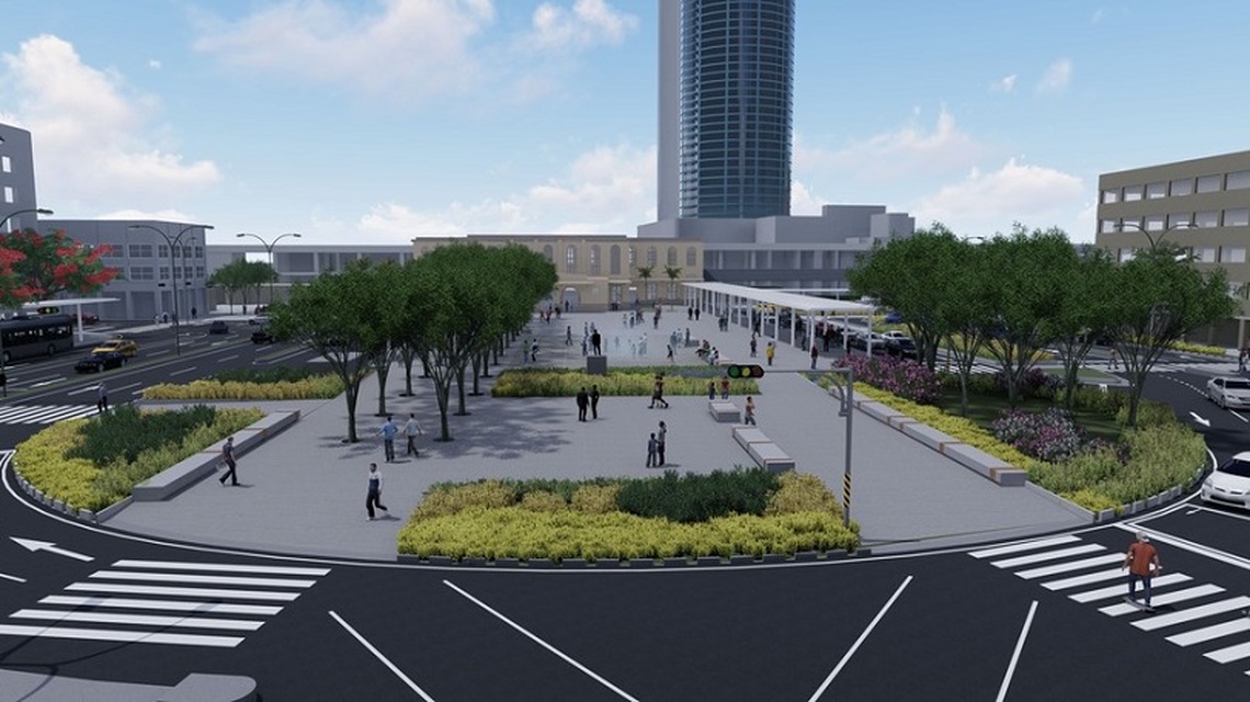 臺南火車站前廣場辦改造願景展