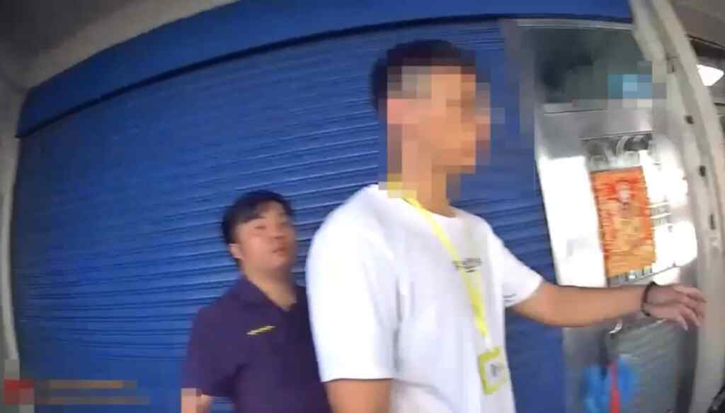 ▲詐團好忙趕場騙 巧遇三峽巡警栽了!。(民眾提供)