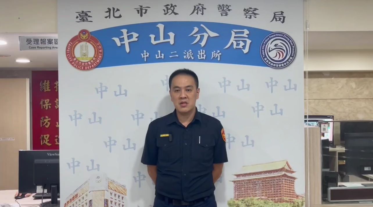 中二所所長陳易典說明案情。(記者薛秀蓮翻攝)