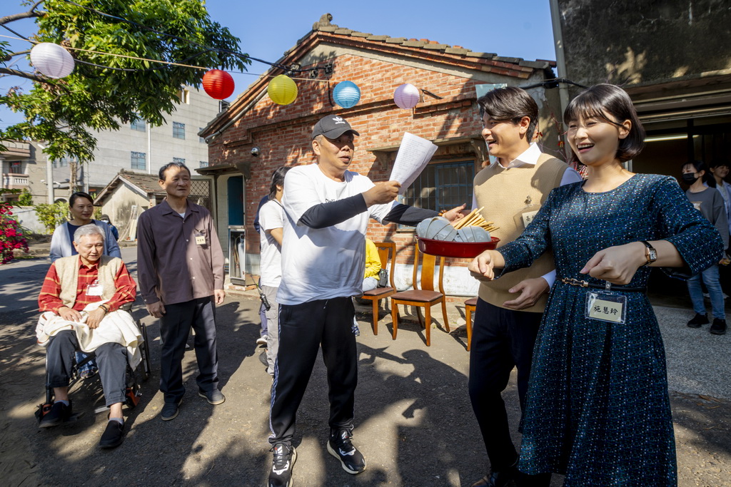 導演馮凱教戲中