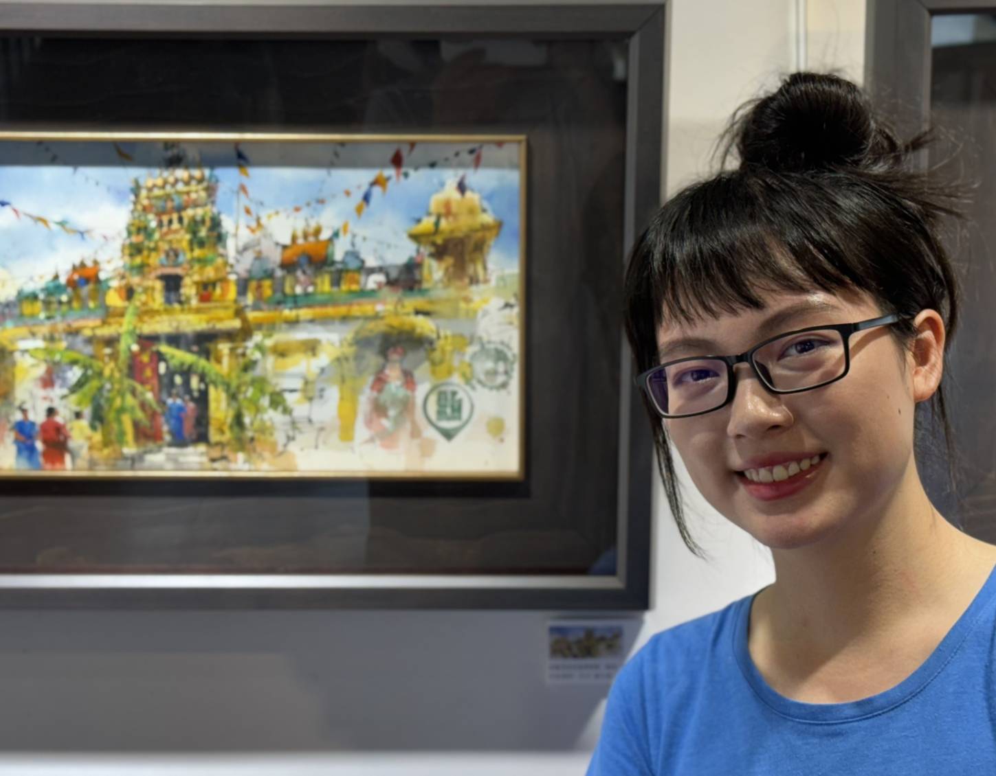 竹東蕭如松藝術園區邀請新秀余思瑩個展。(圖/記者黃溎芬翻攝)