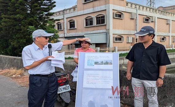 立委劉建國偕同相關單位會勘水林鄉大溝大排 全力改善排水系統