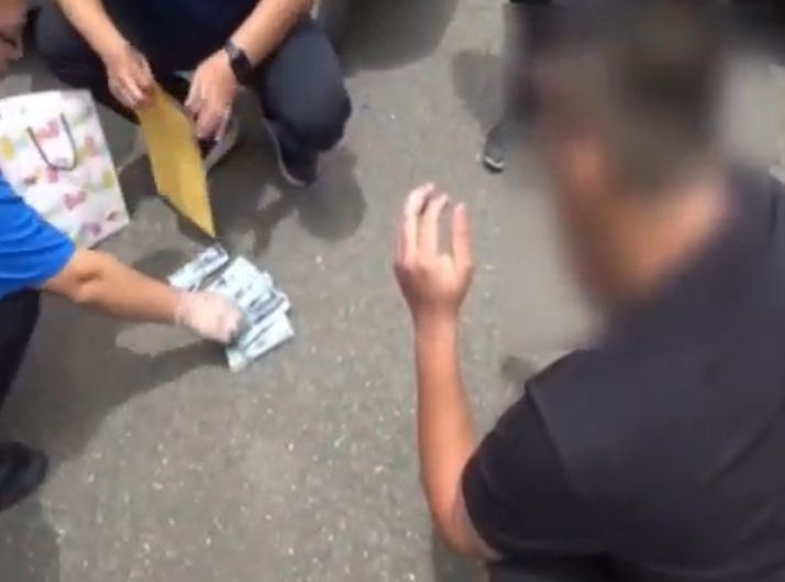 警方查獲水房主管林姓主嫌。(記者徐煜勝翻攝)