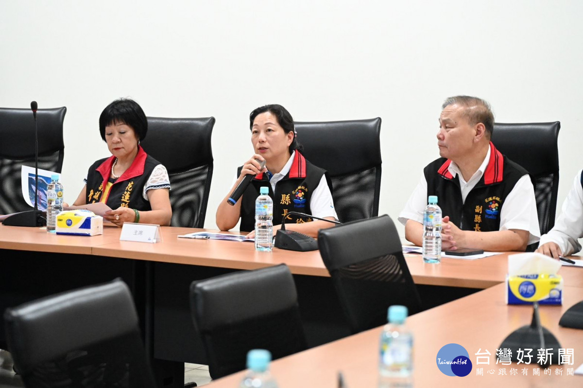 持續推進永續政策　徐榛蔚視察花蓮地區水資源回收中心