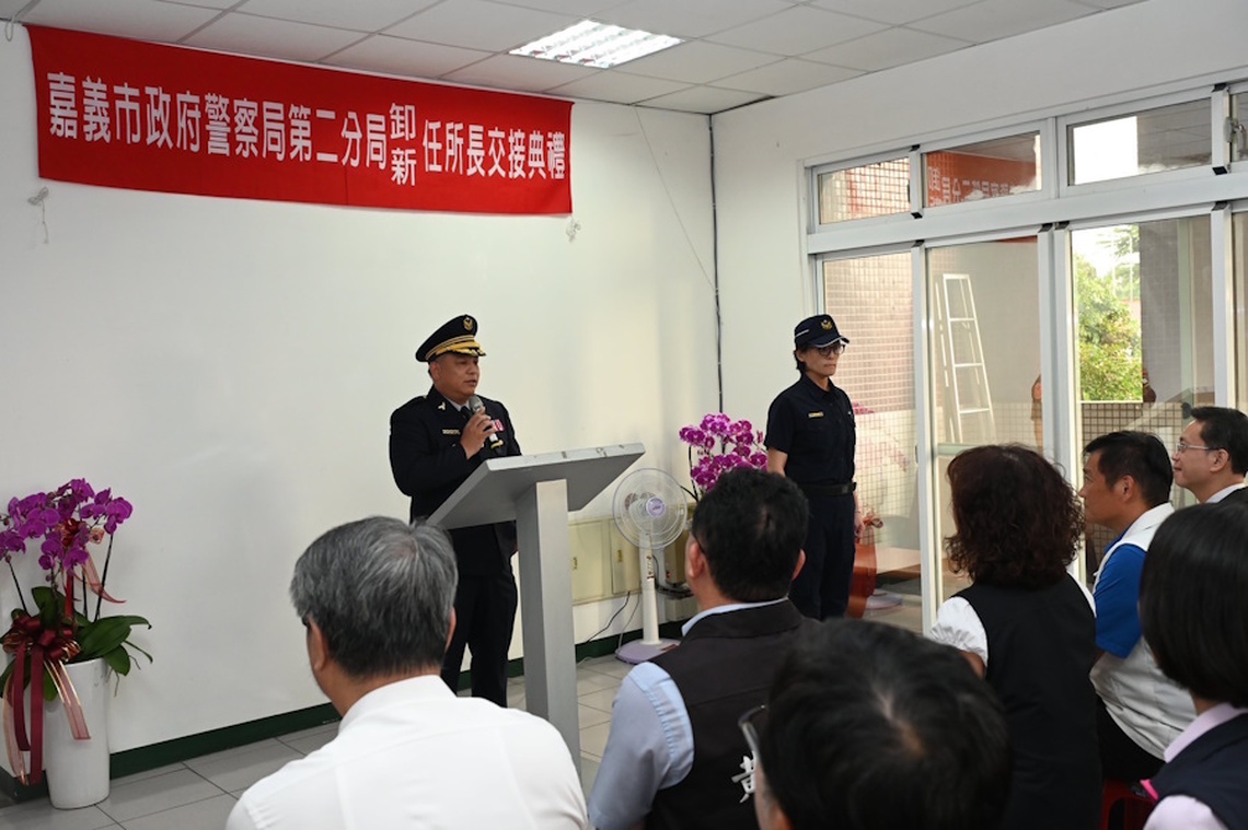 最嘉女力，嘉市警首位女性基層派出所所長