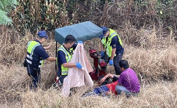 朴子警緊急動員協尋失智近百歲人瑞 及時送醫挽回寶貴生命