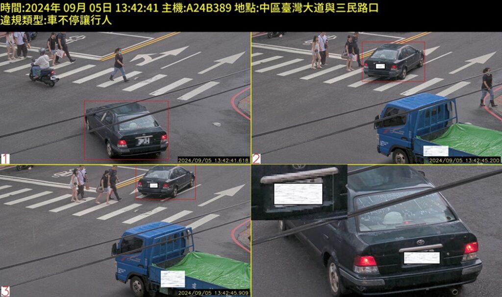▲圖說：中市臺灣大道與三民路口科技執法設備設置後，交通事故率大降74%            （圖／台中市政府 提供）