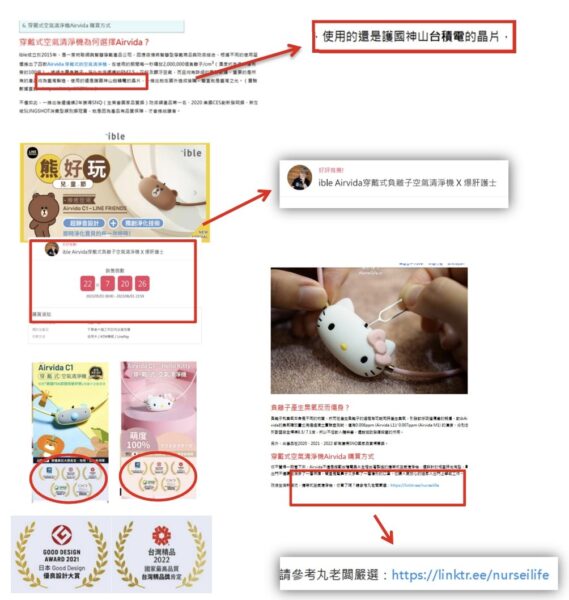 廣告不實不僅廠商遭罰,團購事業貼文銷售此廣告不實產品也被罰。圖/公平會提供