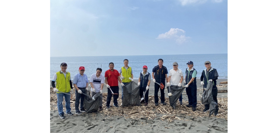 大林發電廠淨灘做公益 恢復高雄沿海地區海岸線潔淨