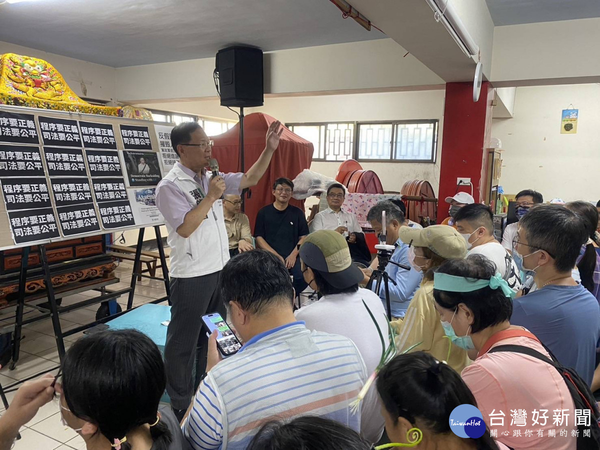 張啓楷表示，新會期將提案凍結總統府預算，直到賴清德到立法院進行國情報告，以及正式聲明支持司法人權／陳致愷翻攝