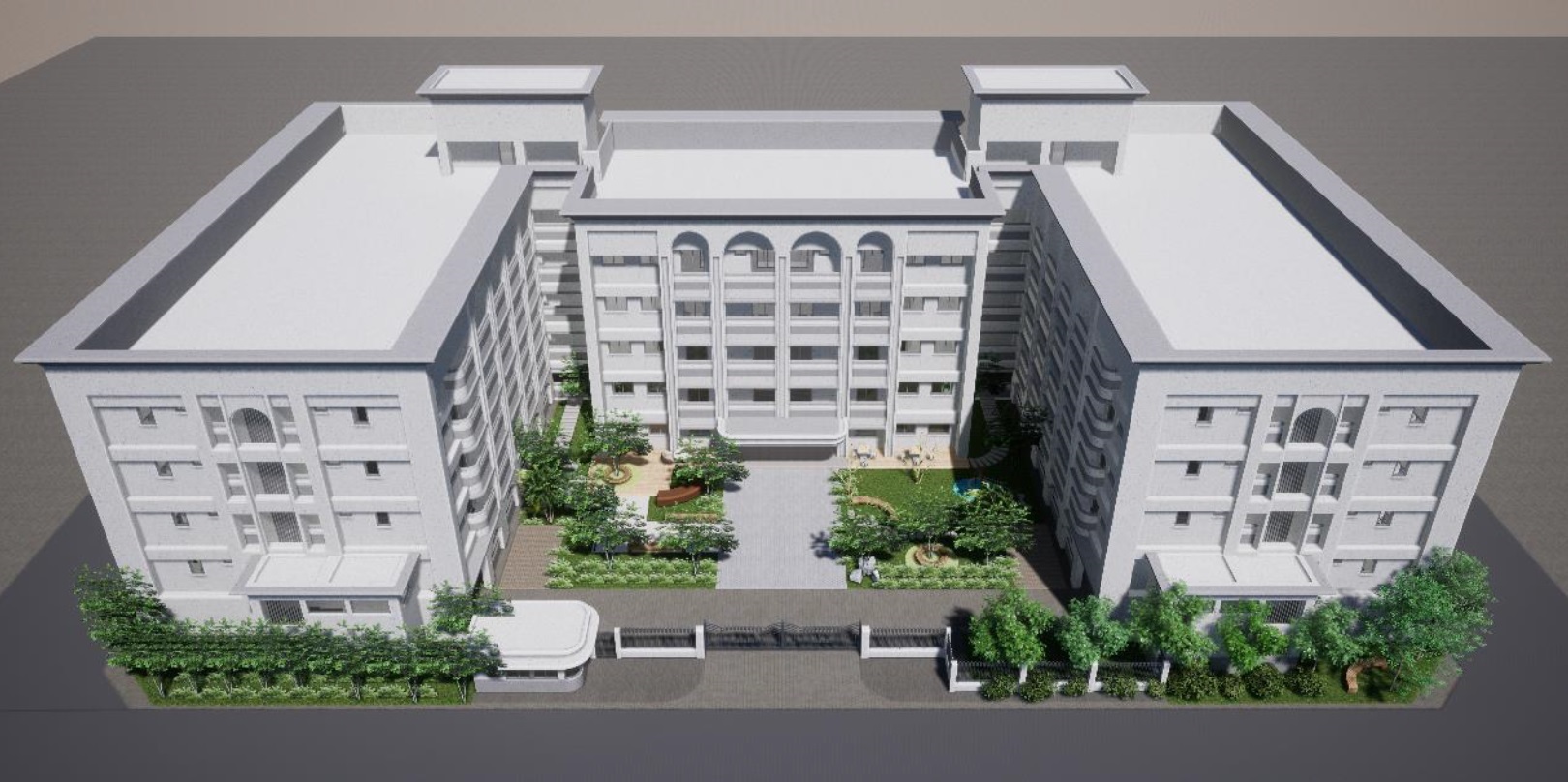 慈濟援建「0403花蓮地震」主商段大愛屋新建工程,圖為示意圖。