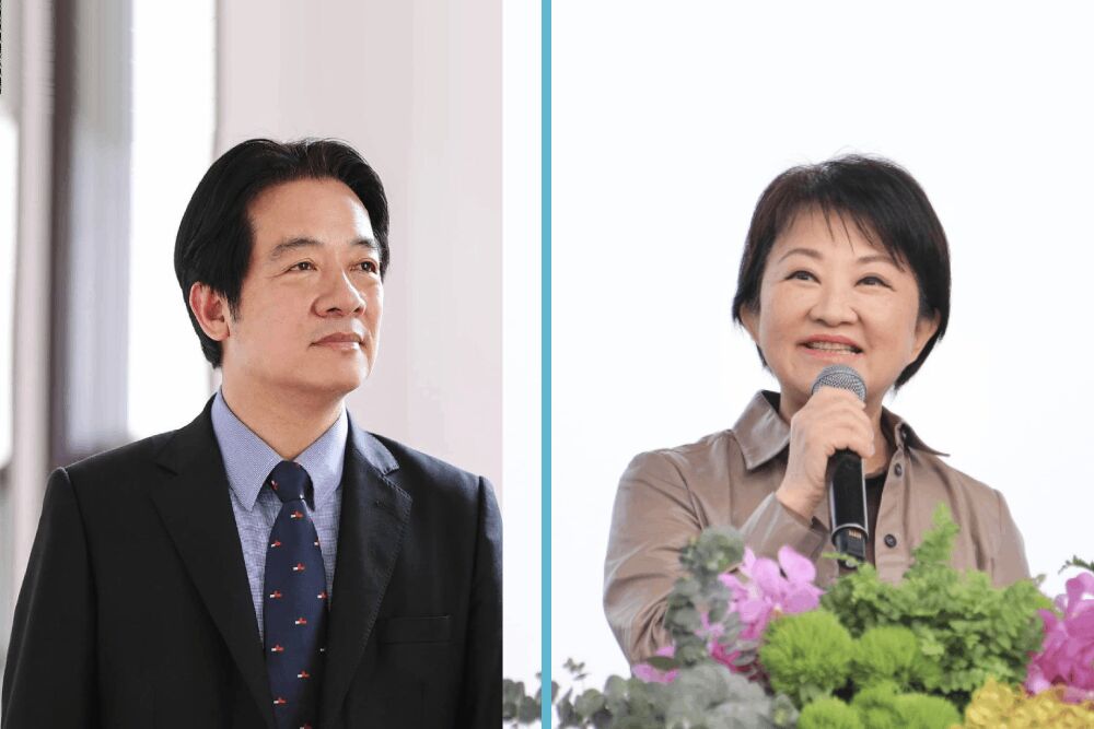 照片來源：賴清德臉書、盧秀燕臉書