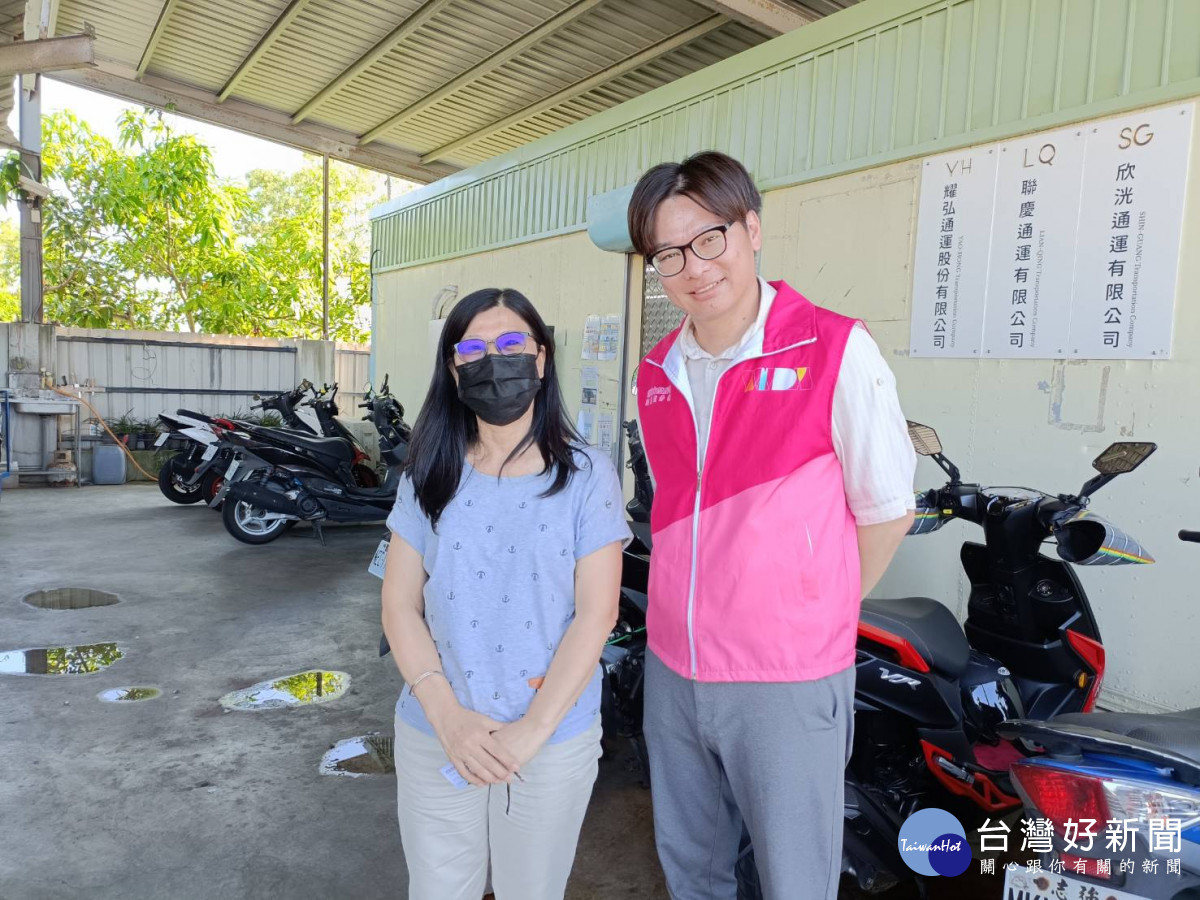 勞動部雲嘉南分署朴子就業中心運用「職場學習及再適應」及「僱用獎助措施」,協助玉媚在耀弘通運股份有限公司成功轉職/陳致愷翻攝