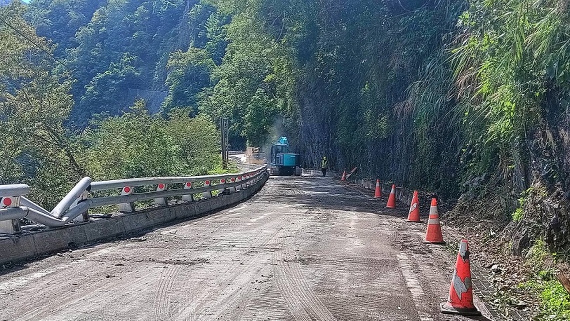 臺東縣海端鄉利稻路段恢復正常通