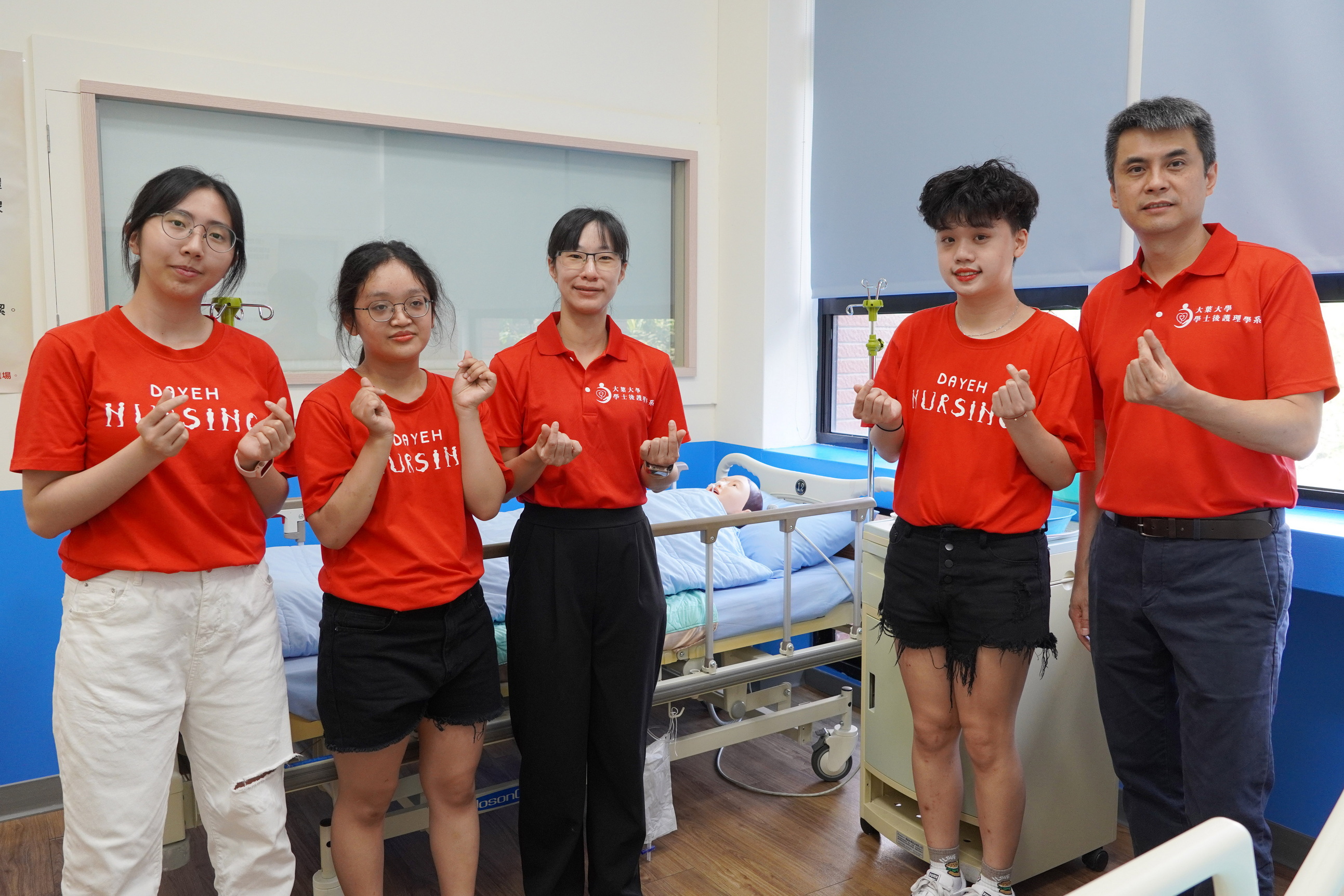 ▲大葉大學學士後護理學系舉辦「醫院產學合作獎助學金說明會」，幫助學生接軌職場，預約未來護理人才。（記者張溎壕攝）