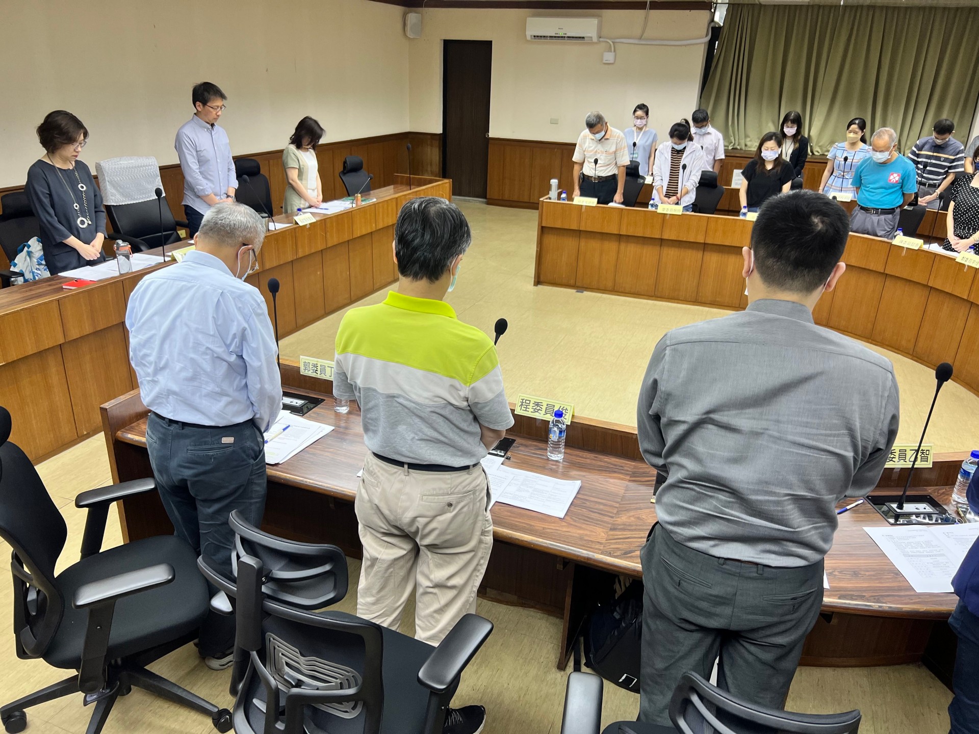 明揚火災爆炸災害事件救助金委員會委員討論（資料照）
