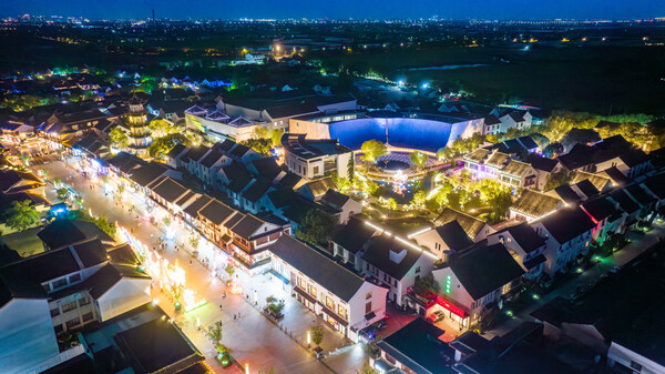 Photo provided by the Integrated Media Center of Kunshan City shows the Zhouzhuang Town lantern exhibition area in Kunshan City of Jiangsu Province, Sept. 13, 2024. Photo provided by the Integrated Media Center of Kunshan City shows the Zhouzhuang Town lantern exhibition area in Kunshan City of Jiangsu Province, Sept. 13, 2024.