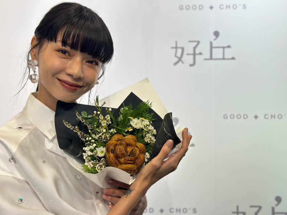 【有影】好丘「山茶花可頌」浪漫登場 郭源元:彷彿置身巴黎街頭 196 cnews207240919a06