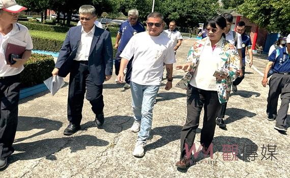 丁學忠、張嘉郡聯手爭取中央經費 支援雲林學校災後復建