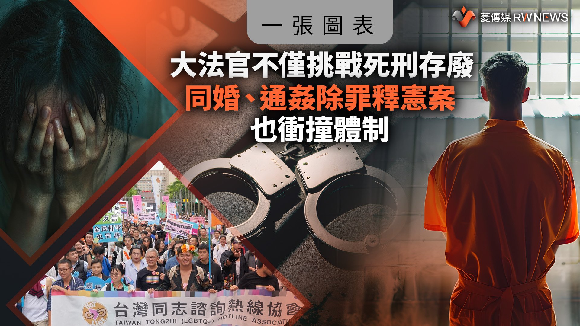 一張圖表/大法官不僅挑戰死刑存廢 同婚、通姦除罪釋憲案也衝撞體制