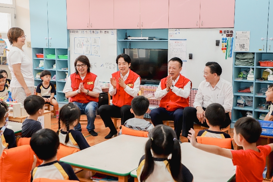 總統賴清德視導113年國家防災日在嘉義縣大規模震災救災動員演練