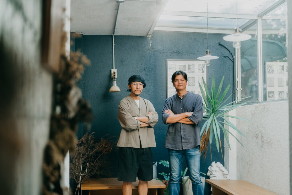 方序中與茶籽堂創辦人趙文豪。茶籽堂 / 提供