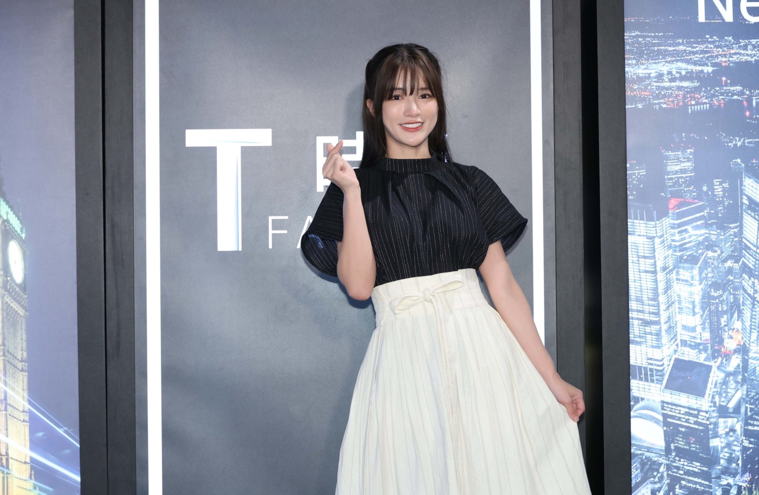 愛的接力賽「零死角女神」林岱縈,擔任紅心字會公益大使。 (圖/紅心字會提供)