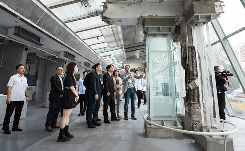 ▲賴清德總統出席「921震災25周年『同在921』國家防災日特別活動」強化災防體系。(記者張玉泰翻攝)