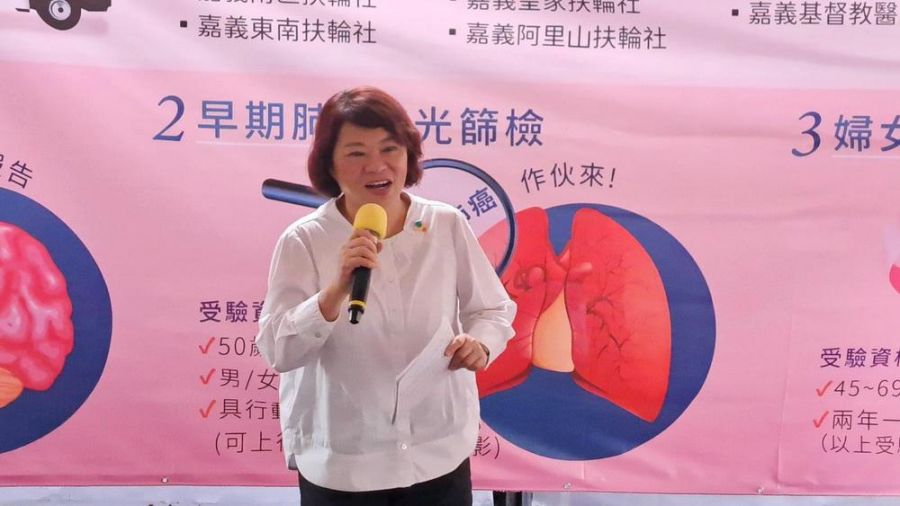 扶輪AI健康健檢活動!黃敏惠鼓勵養生、多運動、定期篩檢