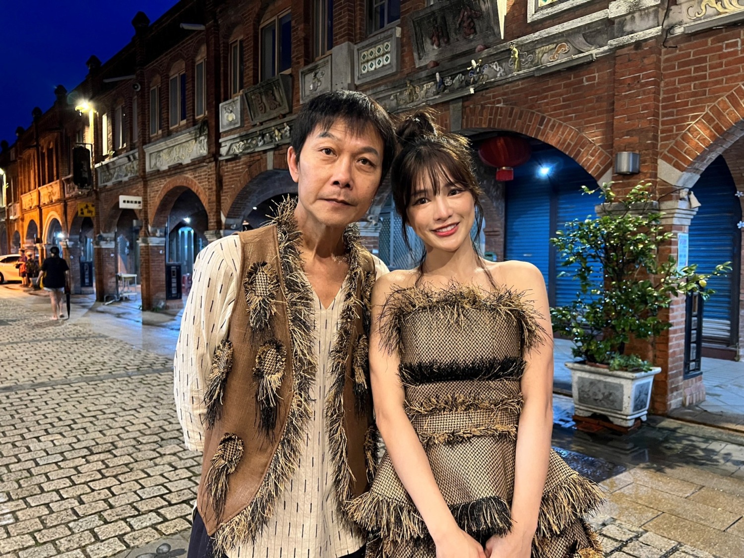 港星錢小豪、林岱縈出席「憶起湖口,老街電影節」活動。 (圖/紅心字會提供)