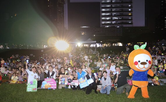 台中國際動畫影展戶外放映    露天電影院湧千人