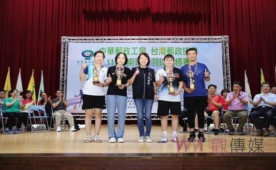中華郵政工會運動錦標賽　中市勞工局長挺勞工共襄盛舉