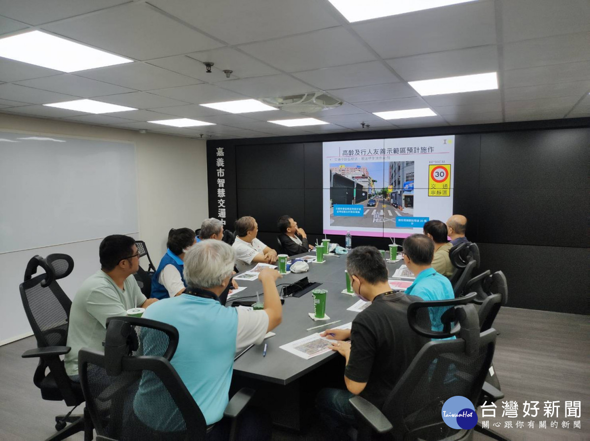 市府交通處日前邀集里辦公室、大同國小、市警局、西區公所及工務處等相關單位舉行施工前會議／陳致愷翻攝