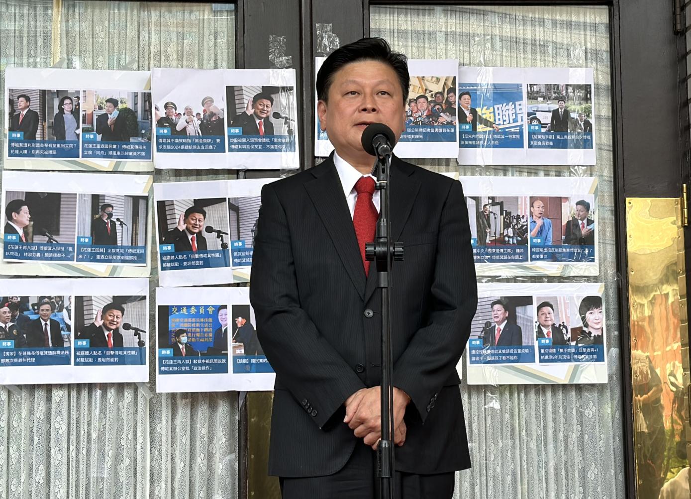 國民黨立院黨團22日晚間提出五點理由,重申退回總預算案是回應民意最具體的展現,會堅持到底,圖為國民黨團總召傅崐萁。資料照片/林啟弘攝