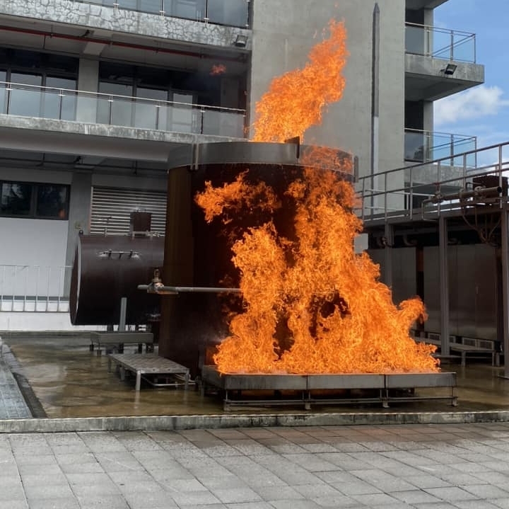 南區毒化災專業訓練中心可提供各級政府及化學品運作業者進行毒化災的應變及指揮相關專業培訓（記者黃楸玲／攝影）