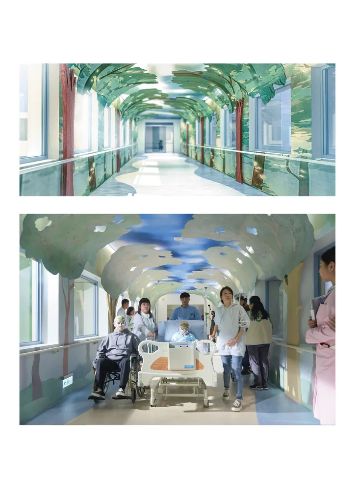 空橋氛圍圖(上)與戲中畫面(下)