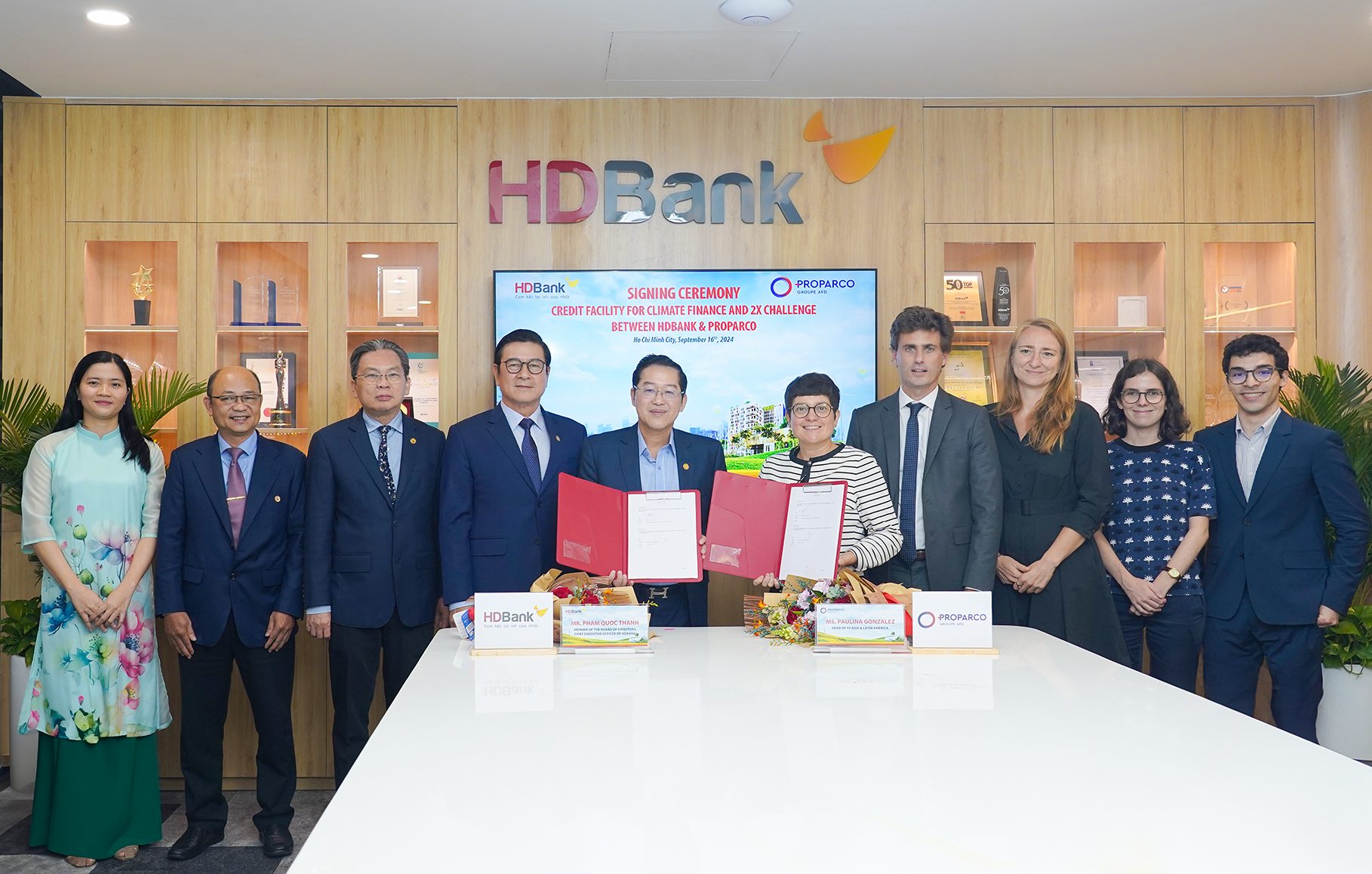 HDBank 推動一億美元氣候融資與2X挑戰計畫