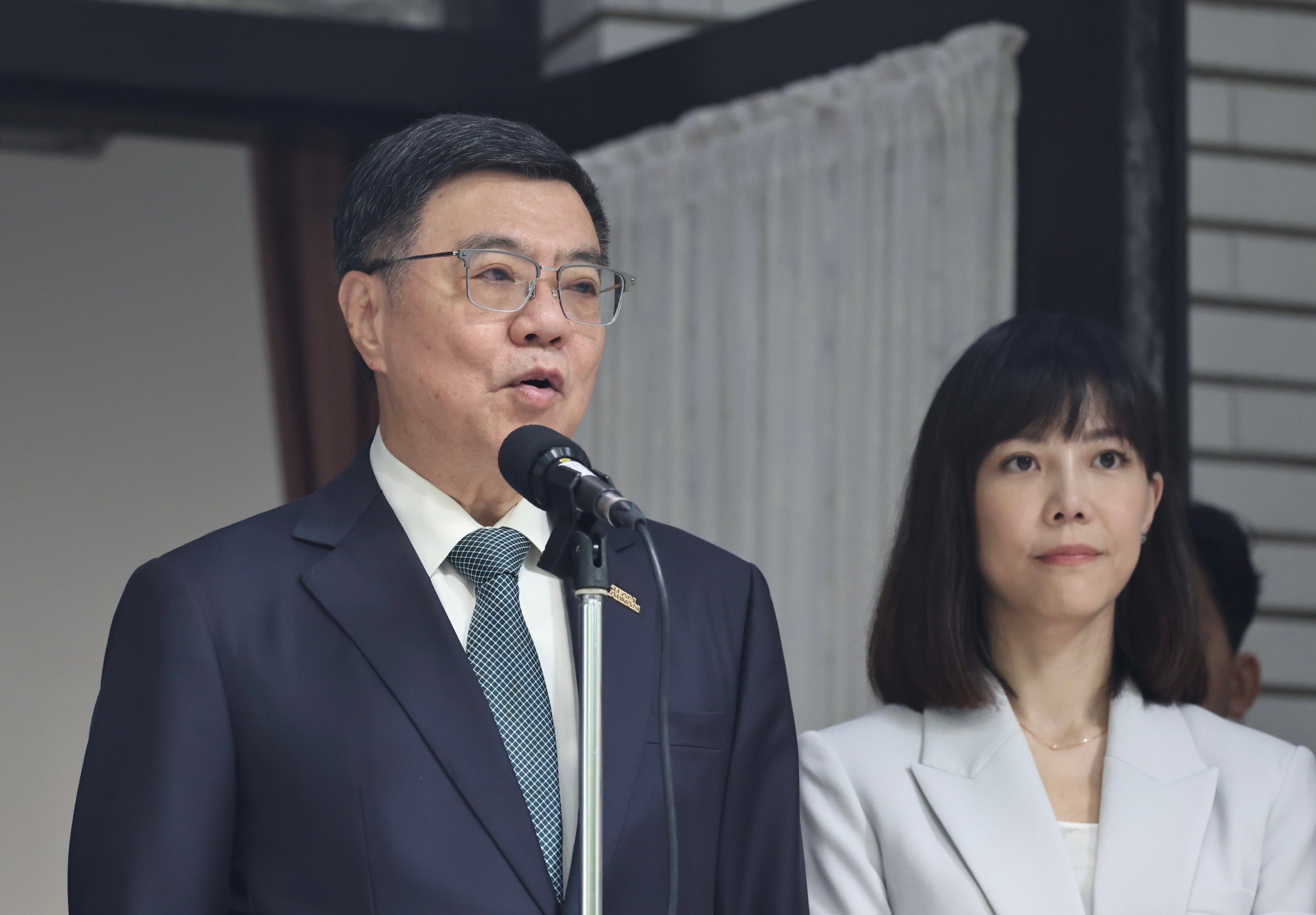卓榮泰24日表示,官邸用電度數增加確實有異常,會再請電力公司檢查。林啟弘攝