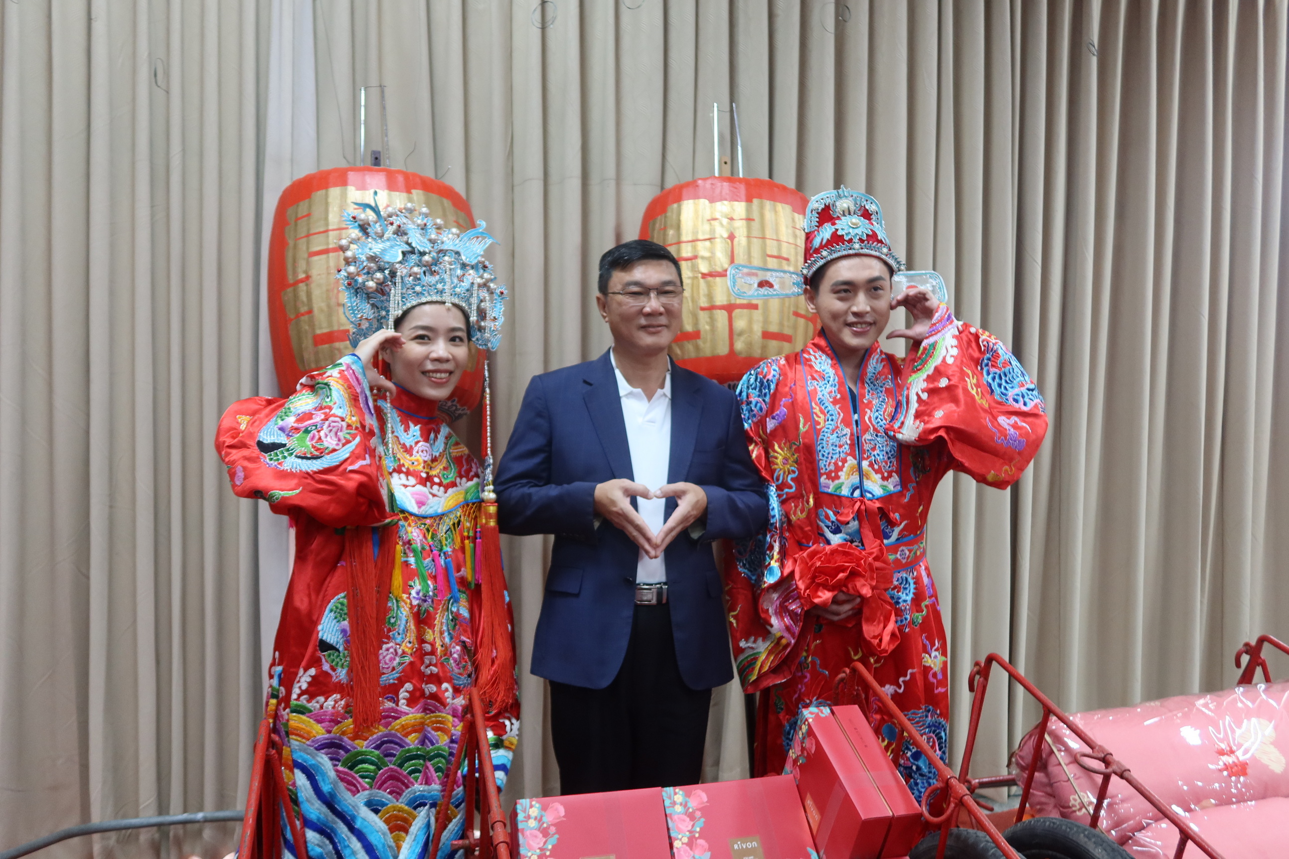 ▲鹿港四季紅秋收系列活動將於10月12、13日熱鬧登場，鎮長許志宏邀請全國的朋友們來鹿港享受這一場多姿多彩的秋季盛會。（記者張溎壕攝）