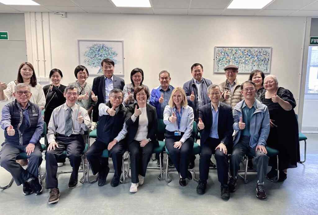 ▲彰化縣長王惠美訪問英國劍橋大學阿登布魯克醫院乳癌篩檢中心 汲取歐美國家乳癌精準篩檢的最新趨勢。(彰化縣政府提供)