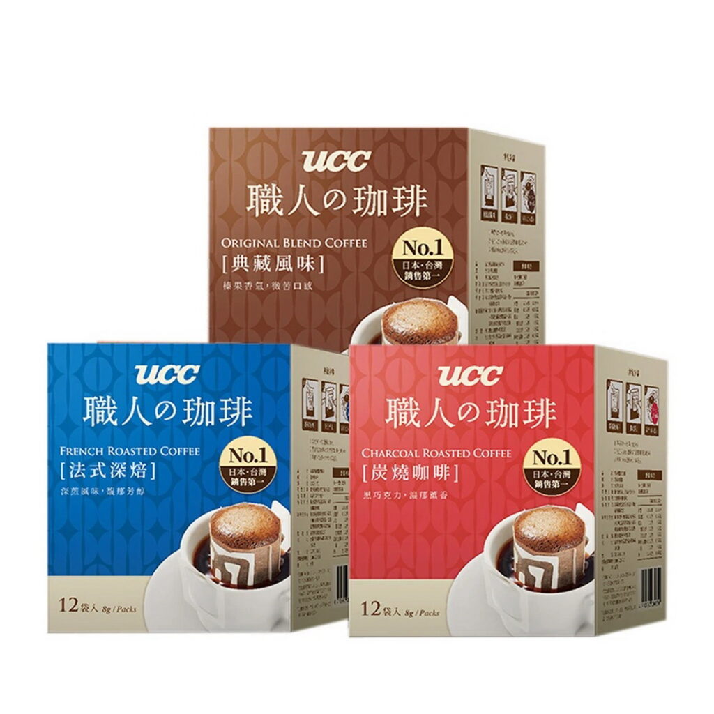 【UCC】UCC 職人系列風味濾掛式咖啡12入6盒，優惠價799元