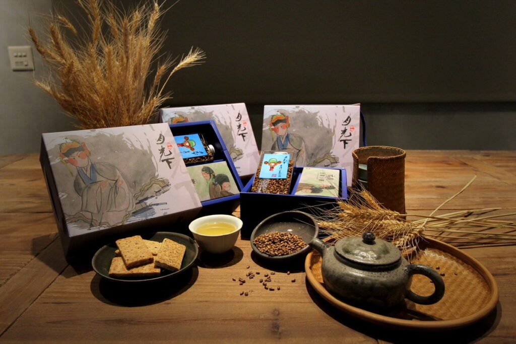 展售豐富的國產雜糧製品