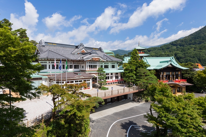 富士屋飯店為日本的登録有形文化財之一,已有140餘年歷史。 圖:向日遊/提供
