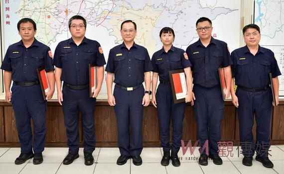 嘉縣警局表揚優良員警 熱心為民服務5件5人