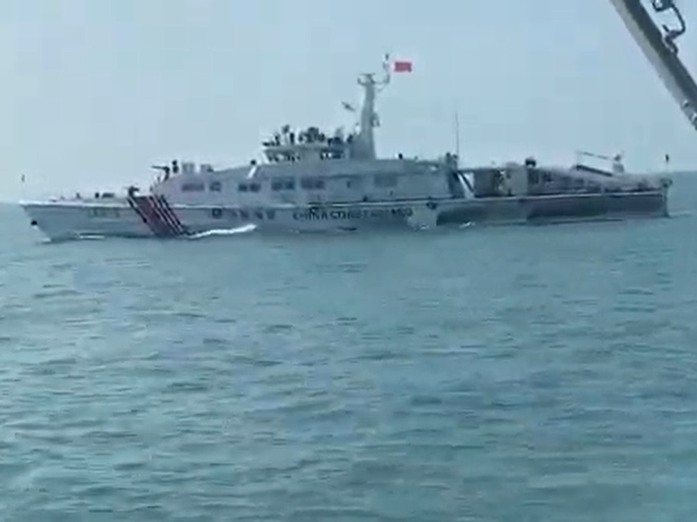 今兩度侵擾金門海域 海巡艦艇全程驅離中國海警船 237 cnews204240926a05
