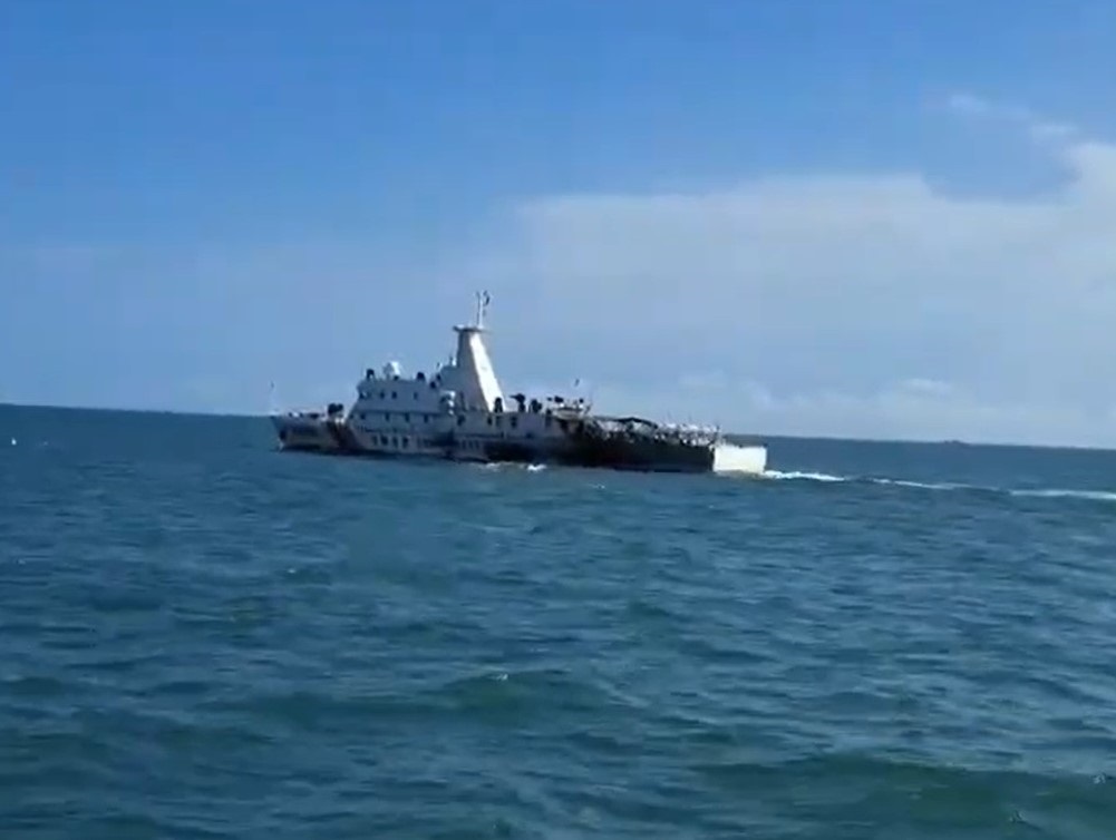 今兩度侵擾金門海域 海巡艦艇全程驅離中國海警船 238 cnews204240926a04