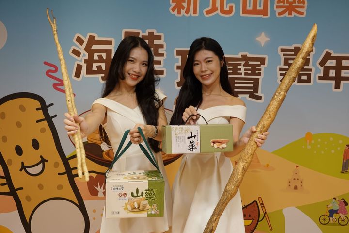 新北山藥主要種植的「基隆原生種」山藥質地細膩,入口即化,兼具滑潤與軟Q的特性。 圖:雙溪區公所/提供