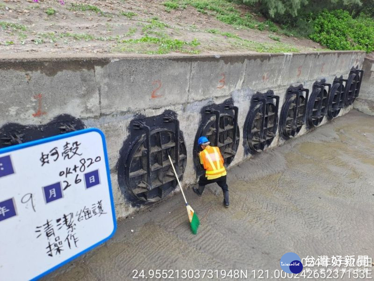 二河分署陸續盤點風險河段及加強水門巡查。